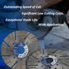 115mm Diamond Cutting Discs For Angle Grinder, SX-16 MegaMax Segmented