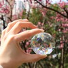 Together-life 2 Pack Clear Cut Crystal Ball Prisms Glass Sphere