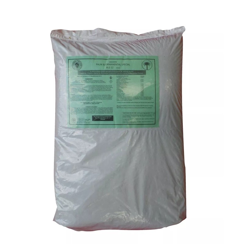 Growers 8-2-12 Palm & Ornamental Fertilizer - 50 Lbs.