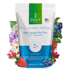 ENVY Plant Foods Acid-Loving Special | Water Soluble Fertilizer | Hydrangea, Azalea, & Blueberry Plant Food (3 Pound)