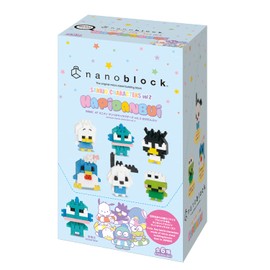 Nanoblock Mini Nano Sanrio Characters Vol. 2 Hapidanbui (Box), NBMC_47S, 1 Box = 6 Pieces, 6 Types in Total