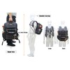 WELKINLAND Waxed-Canvas Tool Backpack - Heavy-Duty Electrician Backpack with HVAC