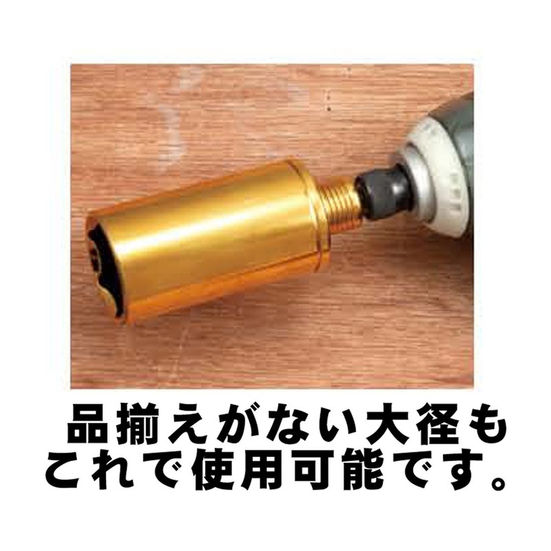 Tajima TSK-A3 Fixed SD Socket Adapter for Impact Drivers, Insertion