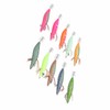 10pcs Squid Jig Hook Hard Fishing Lures Luminous Wood Fishing