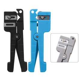Xunsomten-3PC Fiber Optic Cutter Tool 45-162 & 45-163 & 45-165 Coax Cable Stripper Fiber Optical Buffer Tube Jacket Stripper coaxial cable crimper universal wire stripper