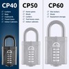 Squire CP40 Combination Padlock, 40mm, Black