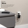 GE 6-Outlet Extender Wall Tap, Grounded Adapter, Outlet Splitter, Charging