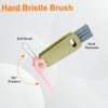 uxcell 3pcs Cup Lid Cleaning Brush, Water Bottle Cleaner Brush