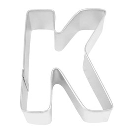 (1Pcs) Alphabet Letter K 2.75'' Cookie Cutter Metal Kids Name Sandwich Birthday Party T
