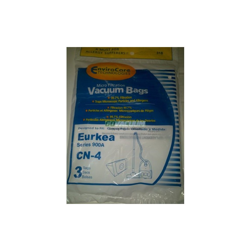 EnviroCare Eureka Generic CN-4 Vacuum Bags to fit PowerForce 900A