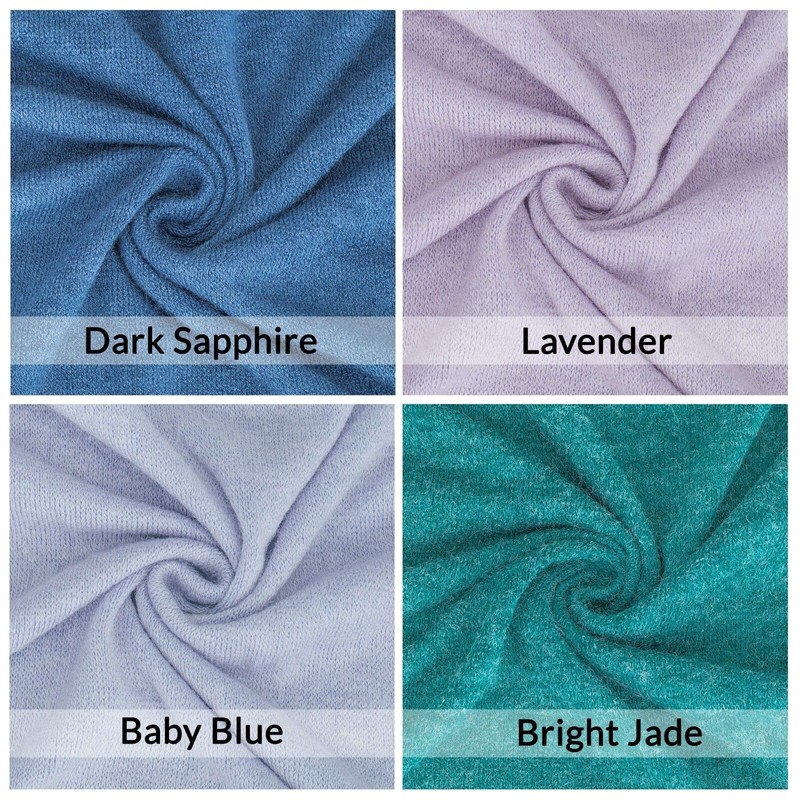 Neotrims Soft Jersey, Knit Purl Brushed Fabric, 26 Colors Baby