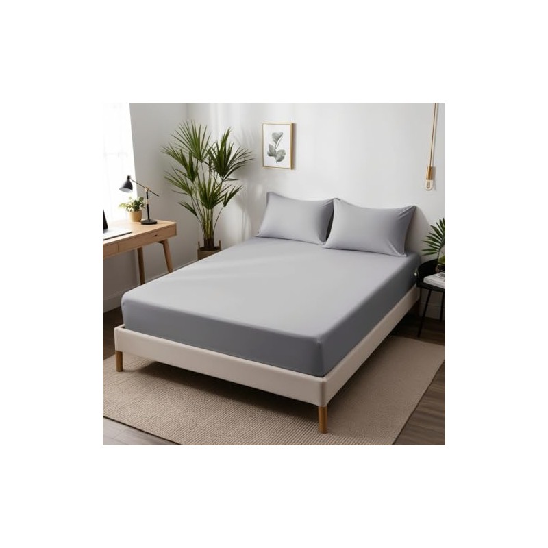 200 Thread Count 100% Egyptian Cotton Fitted Sheet - Extra