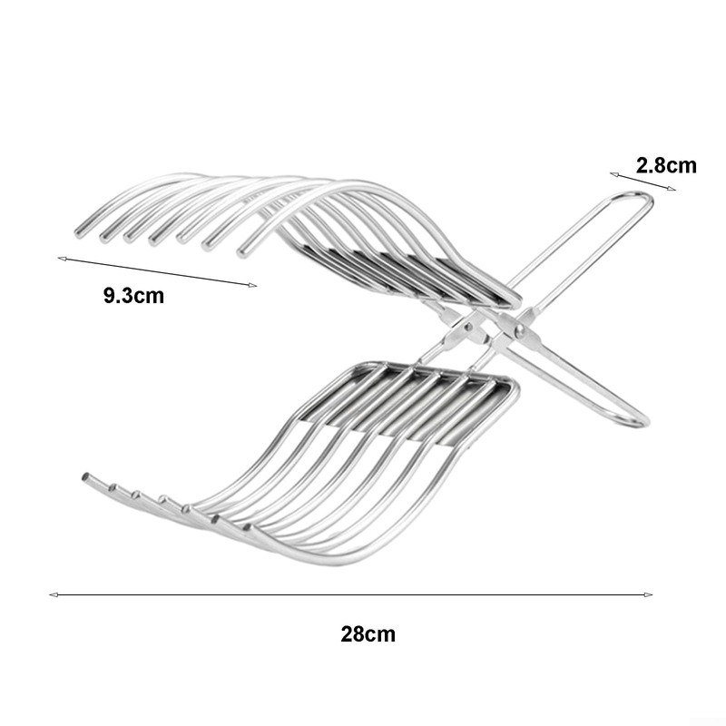 Innovative German Design Roast Cutting Tongs, Easily Cuts Roasts, Ham,