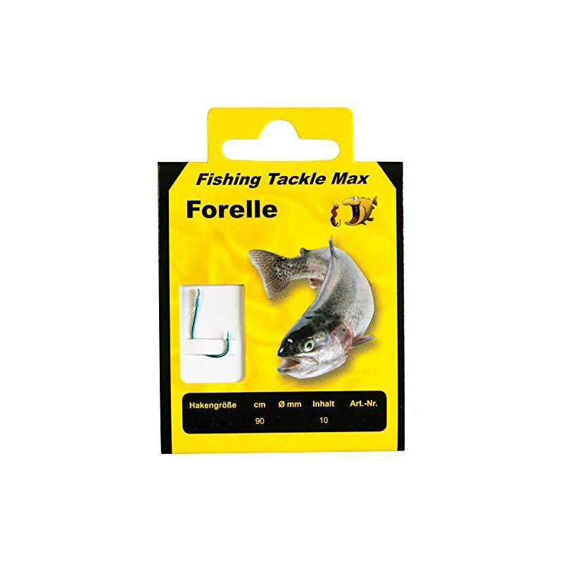 FTM Hook Tied Trout 90 cm - 10 Trout Hooks,