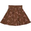 müsli Girls' Flora Skirt, Bark/Cabernet/Nightingale