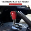 BLAKAYA Compatible with Carbon Fiber Gear Shift Knob Head Cover