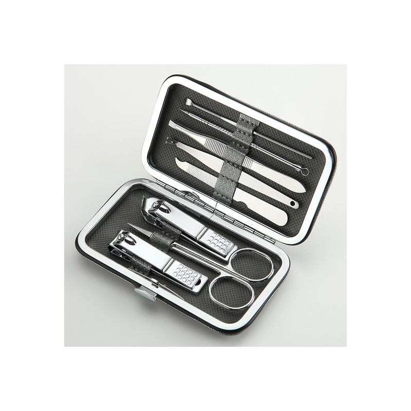 Ownerclan 8-Piece Nail Cut Nail Clipper Set Nail Trimmer (Silver)