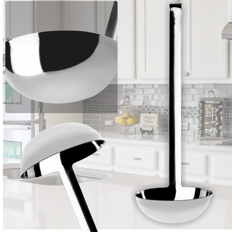 KADAX Soup ladle made of high-quality stainless steel, ladle with