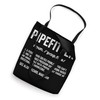 Pipefitter Definition Plumber Steamfitter Tradesman Piping Tote Bag