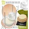 Wooden cheese press diameter 11.2 in and 2 cheese making