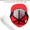 Protector De Cuello Desechable Para Camisas, 2 Rollos, Invisible, Autoadhesivo,