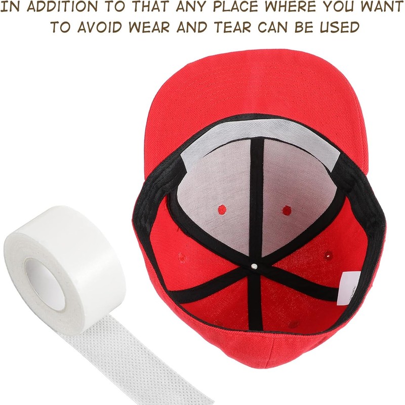 Protector De Cuello Desechable Para Camisas, 2 Rollos, Invisible, Autoadhesivo,