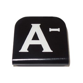 Morale Tags Blood Type A Hat Clip for Tactical Patch Caps (Black)