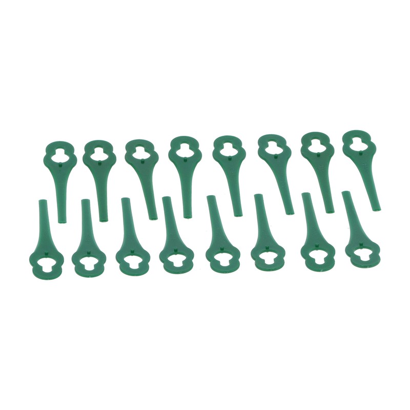 100pcs Plastic Grass Trimmer Blades Lawn Mower Replacement Cutting Blades