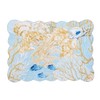 C&F Home Belmont Reef Reversible Machine Washable Scallop Quilt Placemats
