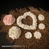 espressivo Aroma Stone Dahlia White Made in Japan Handmade 5.2cm