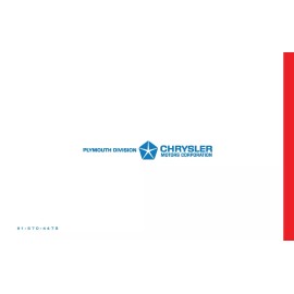 1964 Plymouth Valiant Owner's Manual - COLOR