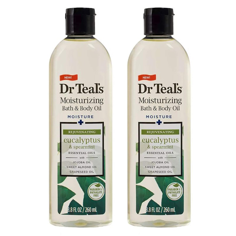 Dr. Teal's Epsom sal de eucalipto y menta aceite esencial