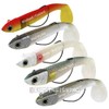 SIDEWINDER SUPER MINNOW WEEDLESS 4.5" RHUBARB & CUSTARD - 30 GRAM