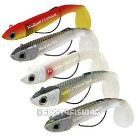 SIDEWINDER SUPER MINNOW WEEDLESS 4.5" RHUBARB & CUSTARD - 30 GRAM