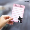 2pcs Funny Black Cat Sticky Notes to Do List Pads