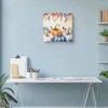 Blue Pumpkin Wall Art Decor for Living Room Bedroom Kitchen