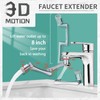 CECEFIN 1080°Rotating Faucet Extender Double Extension - Swivel Long Arm