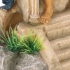 Simulation King Statue Aquarium Decoration Resin Safe Fish Tank Decoration