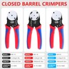 Newdeli 12Pcs Deutsch Crimp Tool Kit Weather Pack Crimpers Close