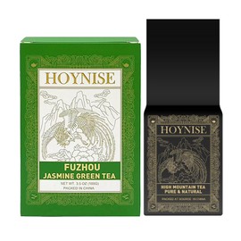HOYNISE Fuzhou Jasmine Green Tea, Loose Leaf 3.5 Ounce, Natural Aroma No Additives
