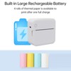 Mini Pocket Thermal Printer Multifunction Portable Sticker Maker 203DPI Instant