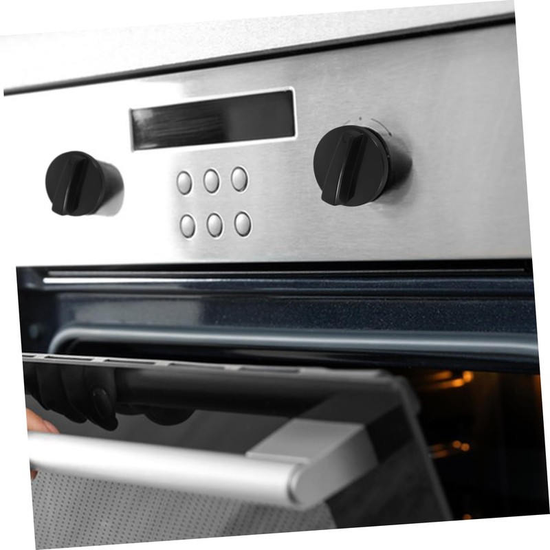 TEHAUX 2pcs Electric Oven Stove Knob Replacement Control Knobs for