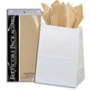 5ct White Paper Gift Bags + 10ct Gift Tissue