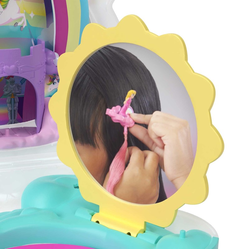 Polly Pocket Rainbow Unicorn Salon