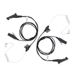 LEIMAXTE APX 6000/4000/8000 XPR 7550/7550e XPR 6350/6550/7350e/7580e Earpiece Headset for Motorola Radio with Acoustic Tube and PTT Mic (2 PCS)