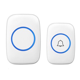 Wireless Doorbell Receiver Transmitter Battery Powered Simple Outside Waterproof Intelligent Remote Control