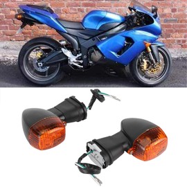 CHICIRIS 【𝐄𝐚𝐬𝐭𝐞𝐫】 Turn Indicator, Motorcycle Accessory LED Turn Indicator, Turn Signal Light, for Kawasaki ZX750-H1 Ninja ZX-7 ZX7R 1989-2003 Kawasaki ZX750-H1