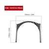 Central Armrest Cup Holder Trim Strip Carbon Fiber Interior Decoration
