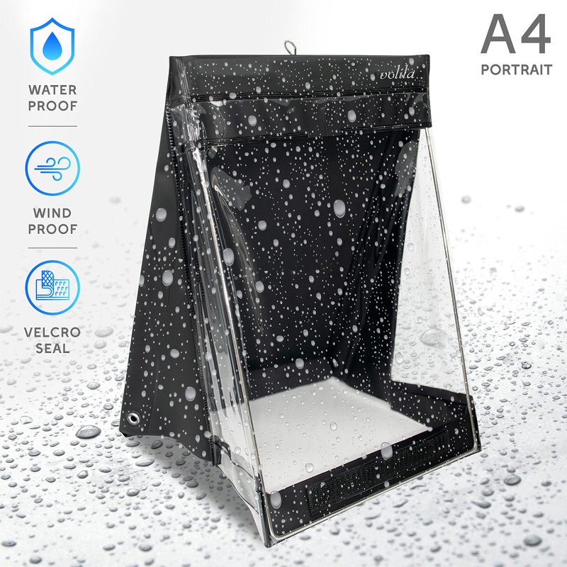 volila Waterproof Clipboard - (33.6 x 25.6cm) Portrait Waterproof Clipboard