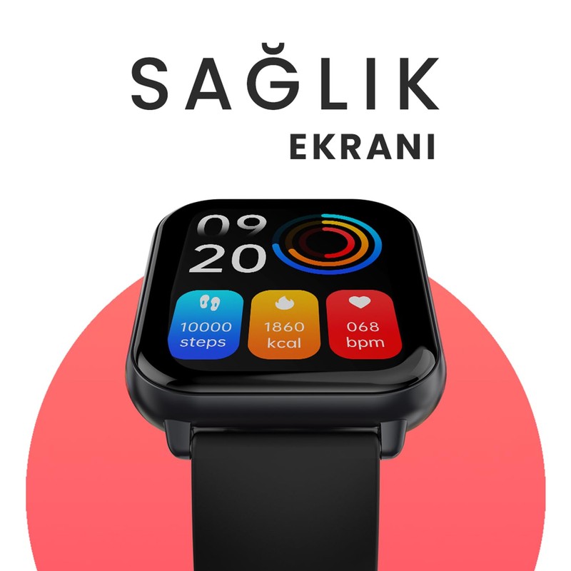 HiFuture Future Zone2 Bluetooth Calling Smart Watch, Pink